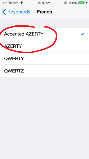 how to type french accents on iphone 08