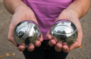 Petanque boules