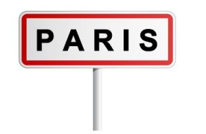 Driving in France: Paris road sign